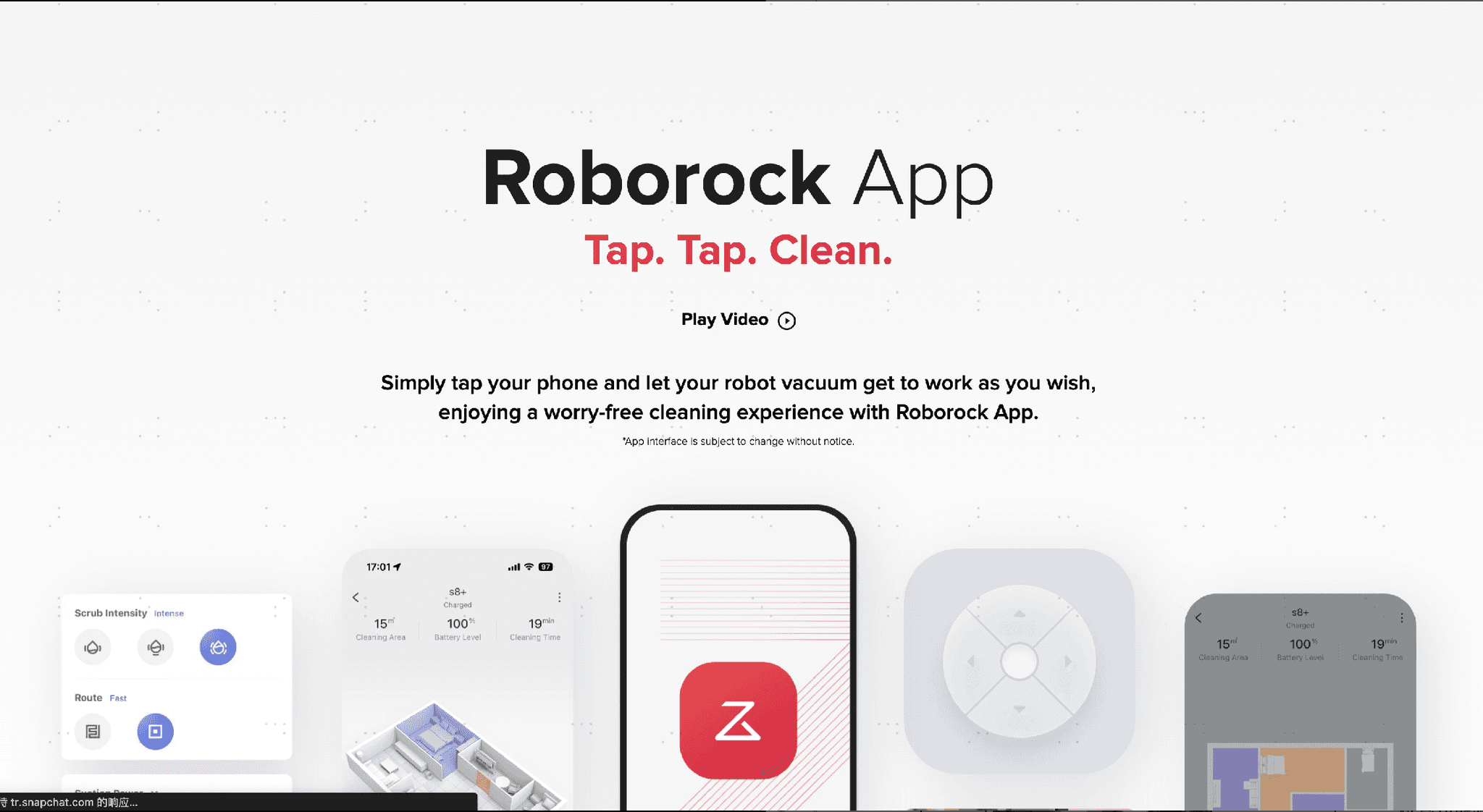 Roborock app promotion reference