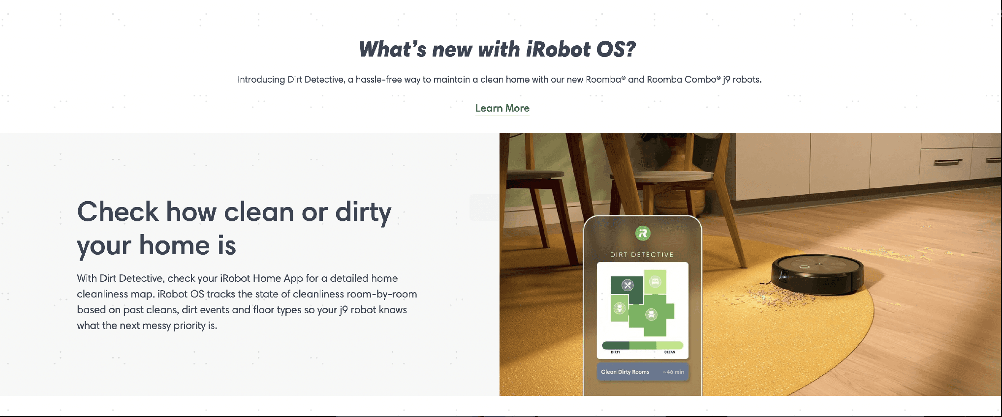 iRobot app promotion reference